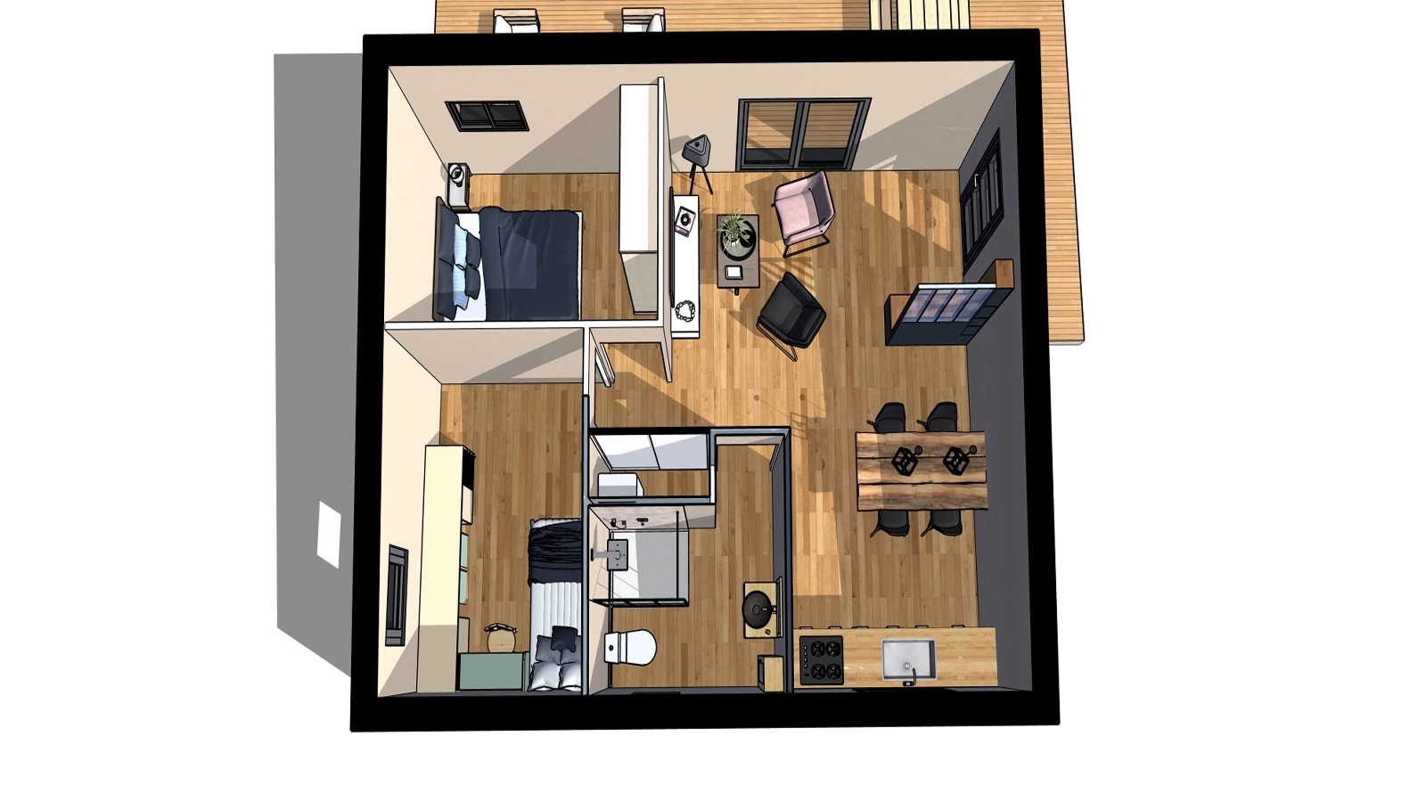 Mini'Wood - Am&eacute;nagement int&eacute;rieur