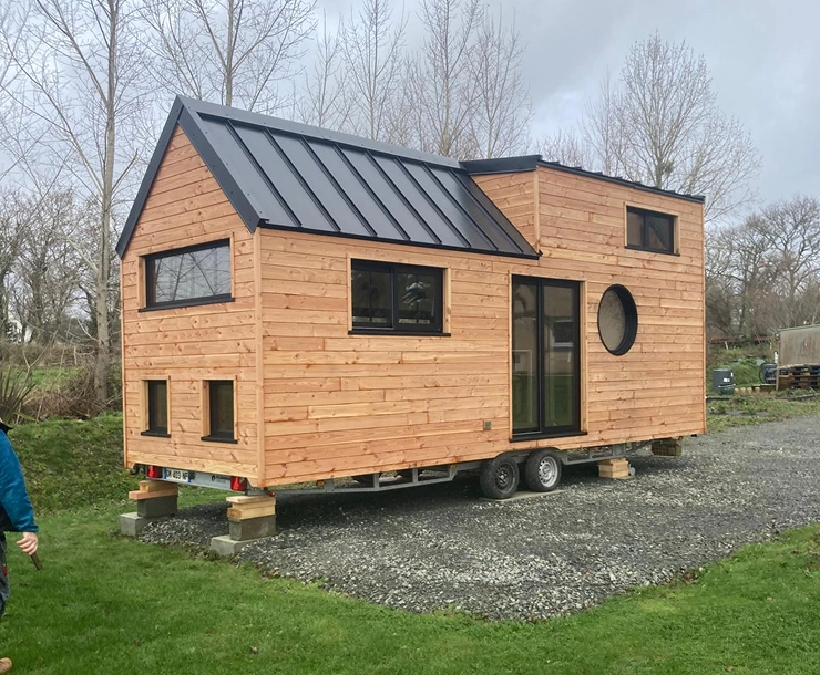 Équipe artisanale de Dann & Raph spécialisée en constructions bois dans le Finistère